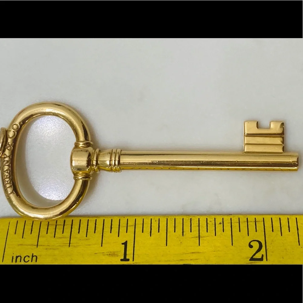 Tiffany & Co. 18K Gold Key Pendant - Large / XL Size
Authentic Tiffany & Co. - Picture 3 of 11